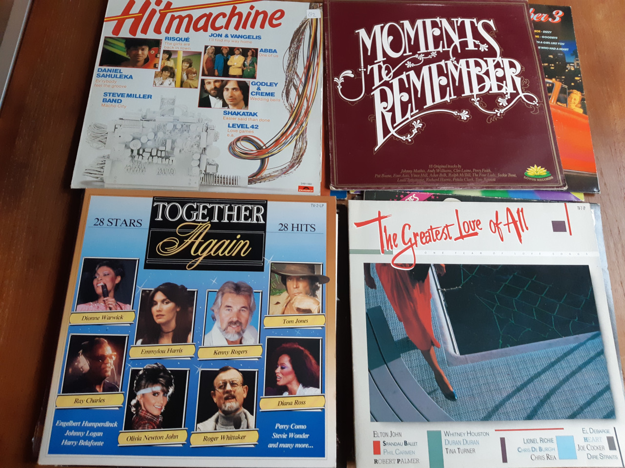12 verzamel lp's pop