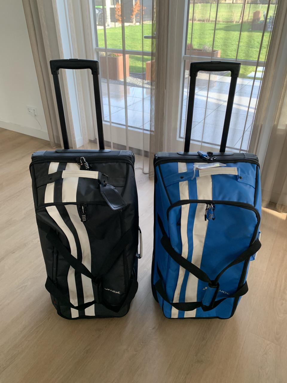 Grote VAUDE Koffer Reistas 90ltr - 2x gebruikt - als nieuw