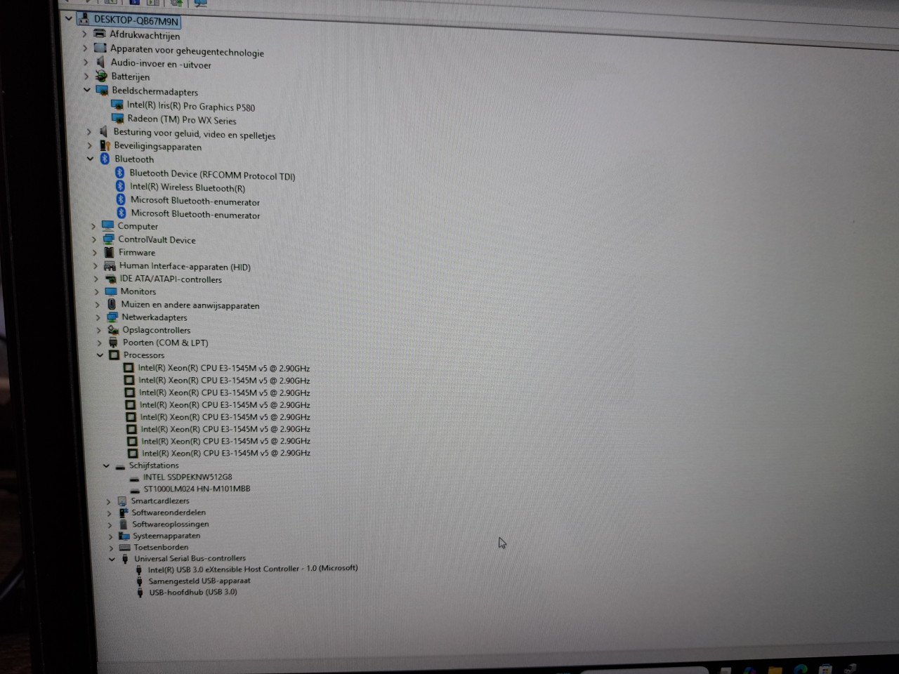 Dell precision 15,6 inch FHD laptop.
