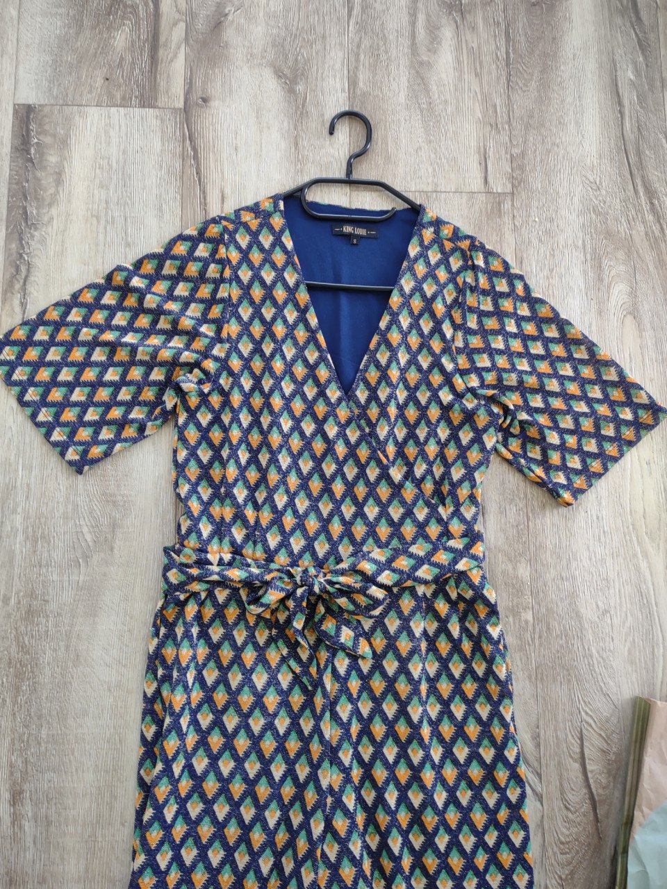 King Louie jumpsuit, Zita jumpsuit pebble, maat S. Als nieuw!