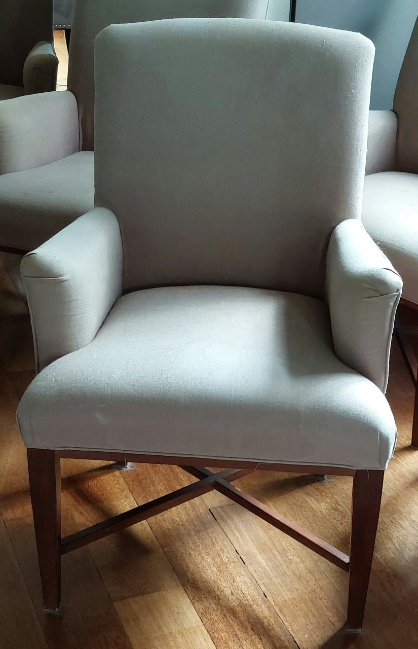 6 eetkamerstoelen, gebruikt