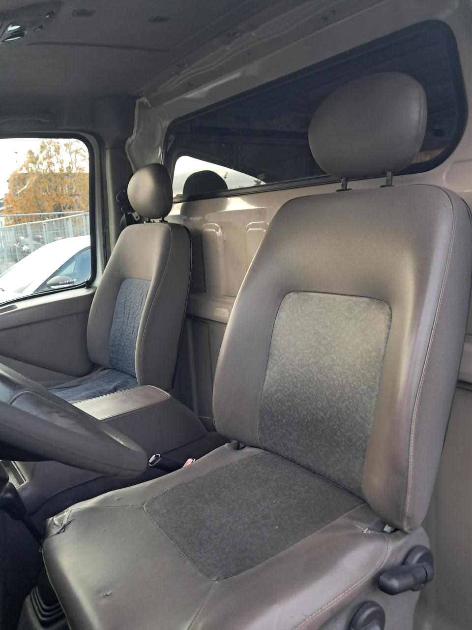 White Renault Master Van