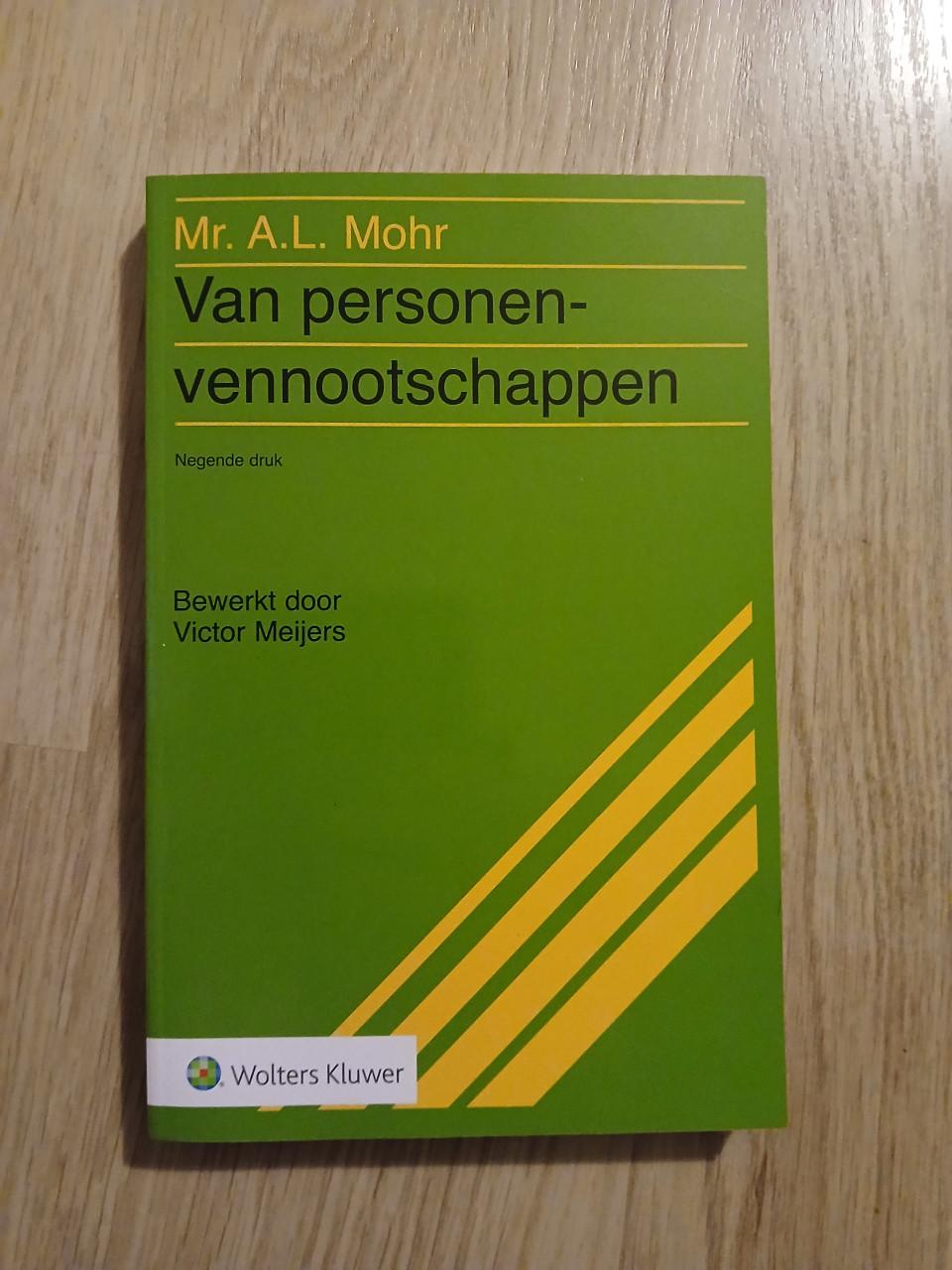 Van personenvennootschappen