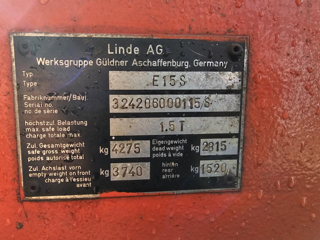 Linde heftruck