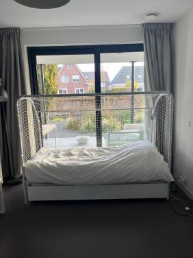 Voetbaldoel bed