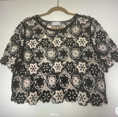 Splinternieuwe crop top cotton club maat L