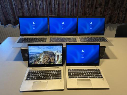 5x HP EliteBook 745 G5 Ryzen 3-2300U 8Gb-RAM 128Gb-SSD Win11 IoT 85€
