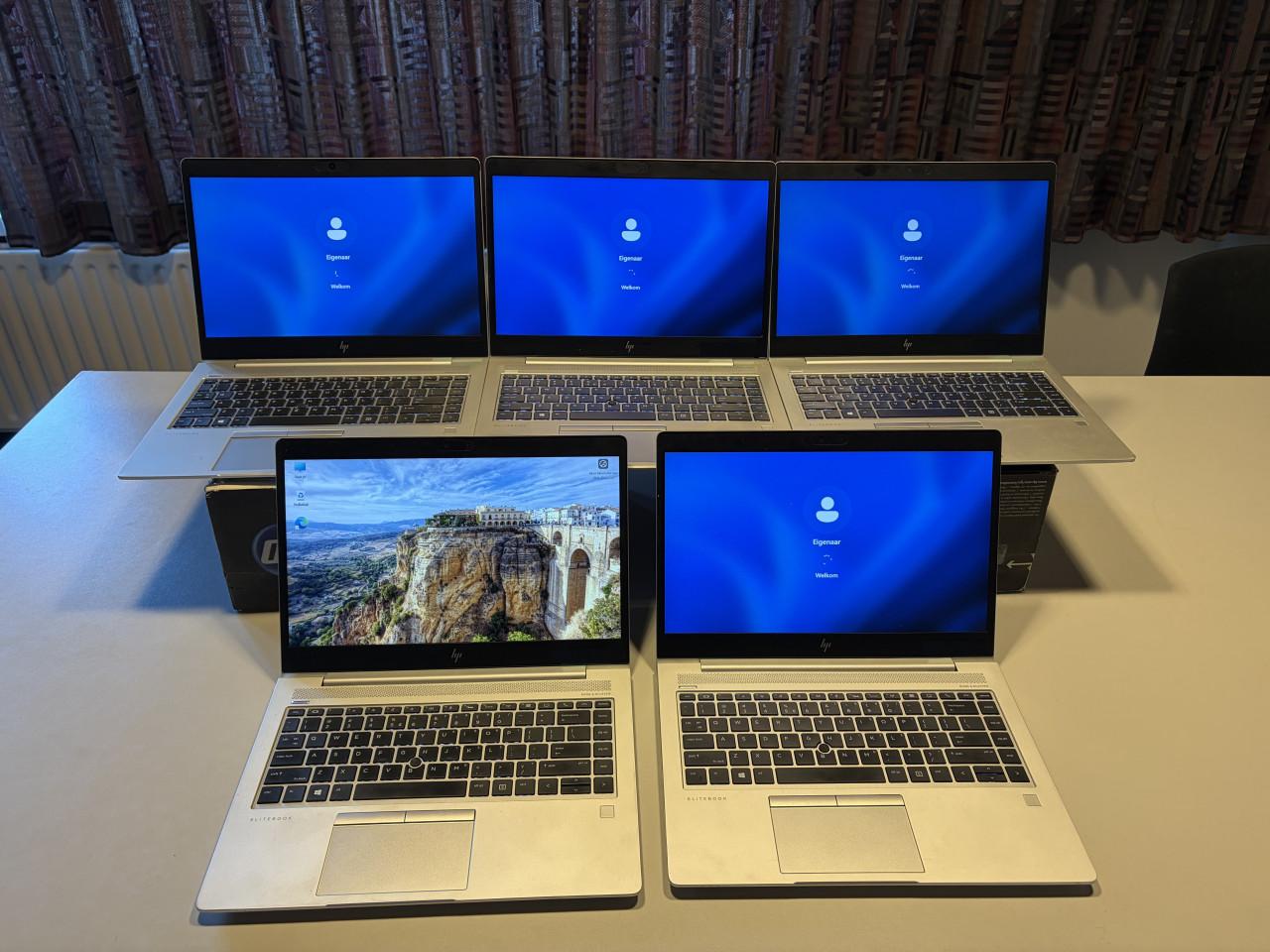 5x HP EliteBook 745 G5 Ryzen 3-2300U 8Gb-RAM 128Gb-SSD Win11 IoT 85€