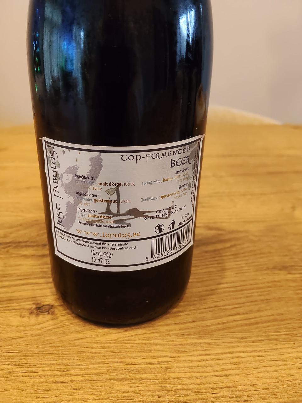 3 flessen Lupulus Hibernatus 75cl speciaal bier