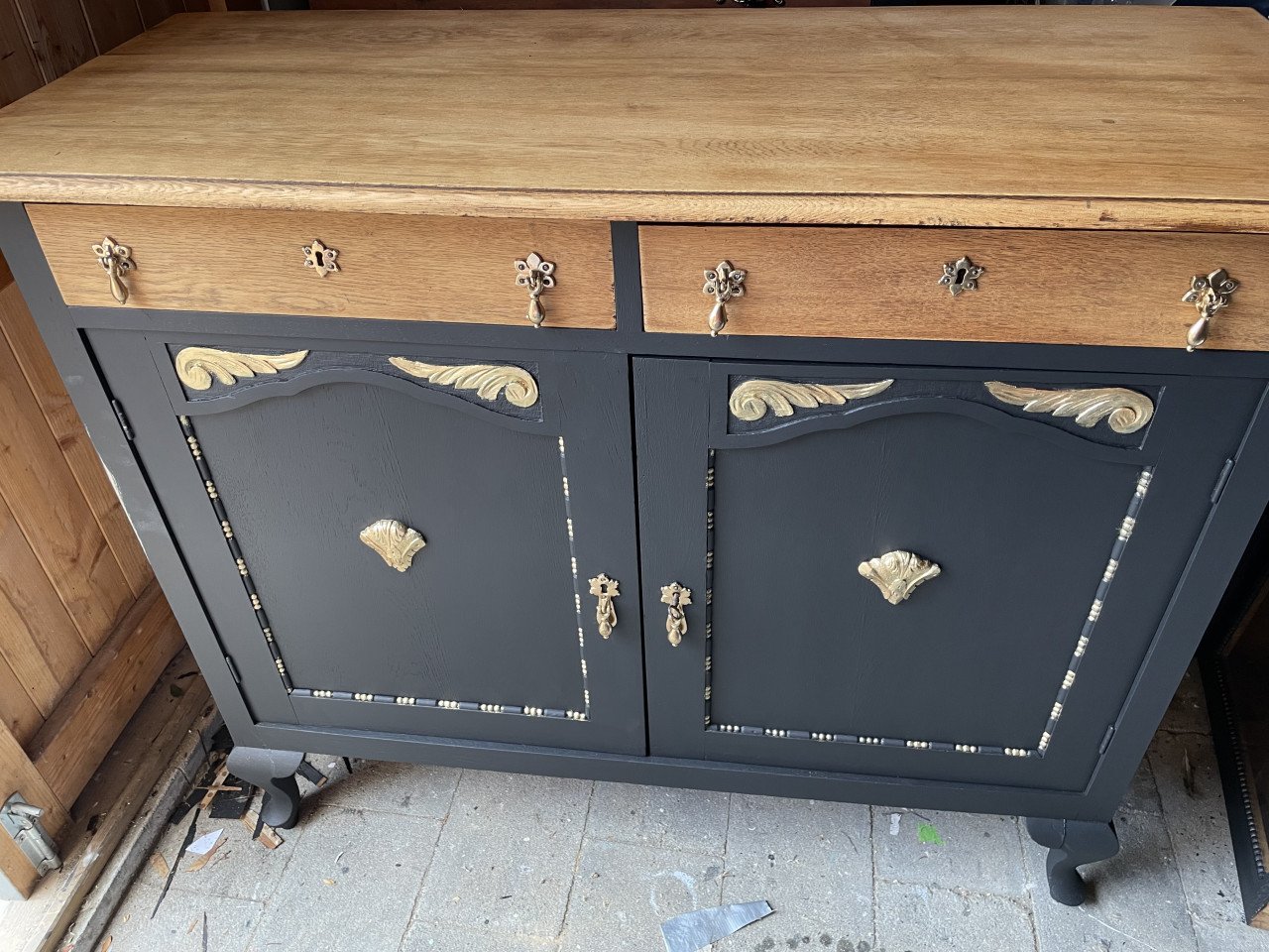 Antieke kast gerestyled