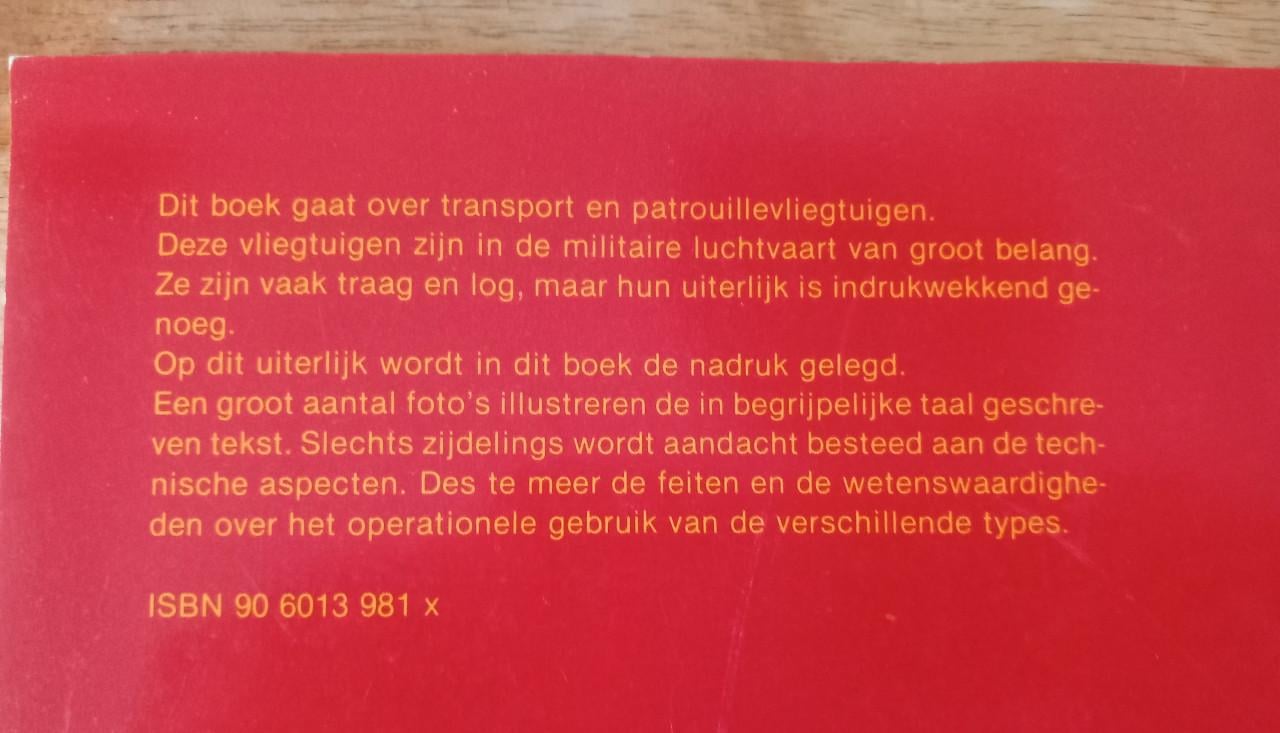 Transport- en patrouillevliegtuigen