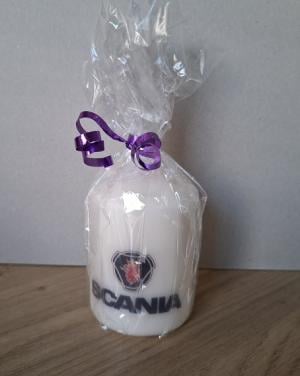 Kaars met Scania Logo