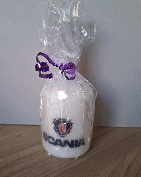 Kaars met Scania Logo
