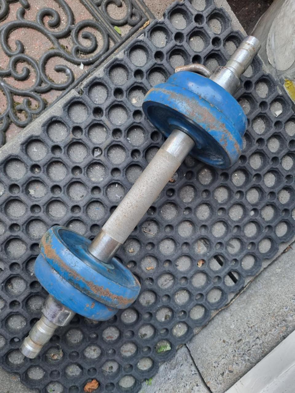 Fitness - HALTER...............ca.20 kg aan gewichten