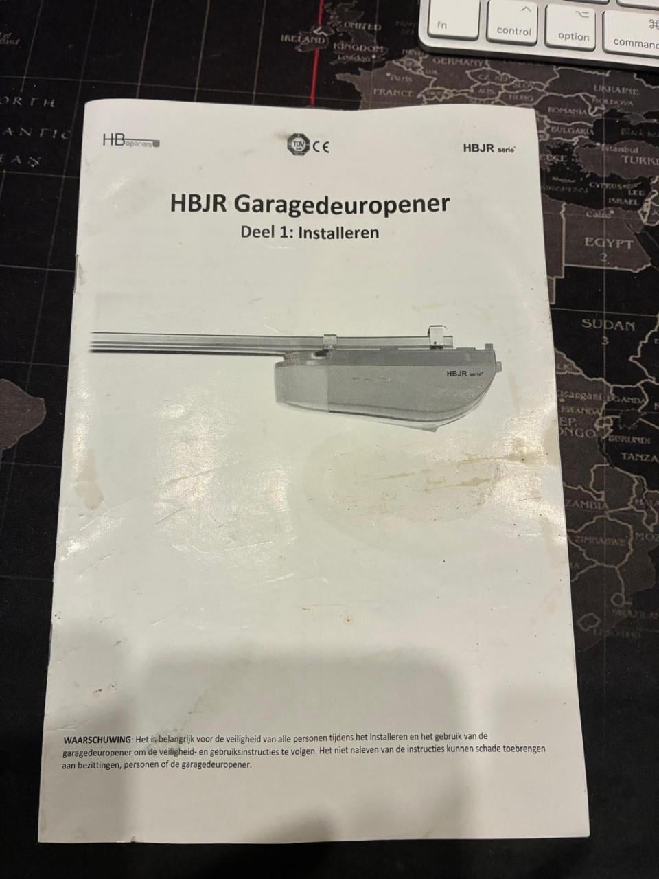 HBJR Kanteldeur motor compleet met AB