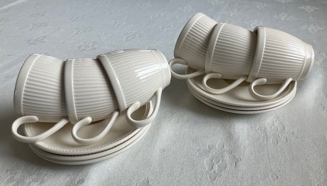 WEDGWOOD SERVIES WINDSOR ONDERDELEN IN PRIMA STAAT LIEFST IN 1 KOOP