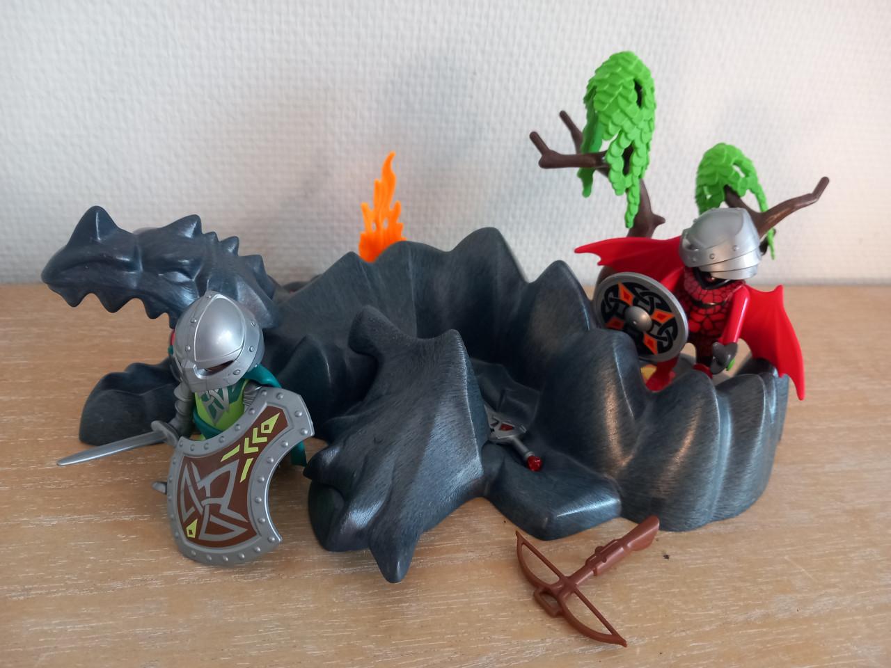 Playmobil drakeneiland met 2 ridders setnr 4147