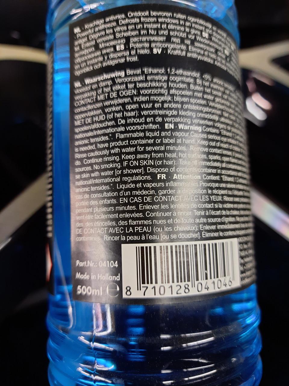 Ruit ontdooier ruitensproeier anti vries Kroon Oil