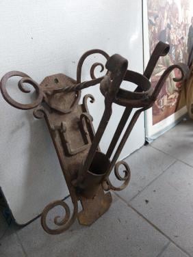 Antieke vlaggenstokhouder