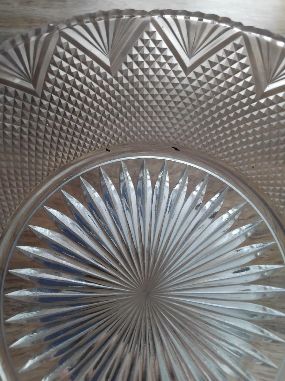 VERKOCHT! Antiek Fruittest / Waaierglas