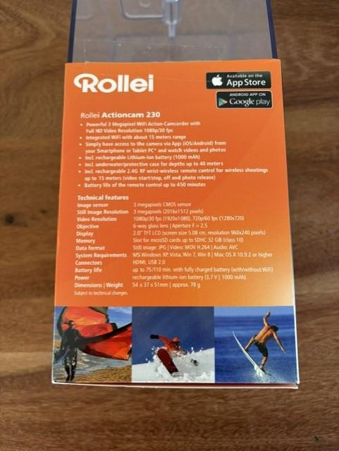 Rollei | Actioncam 230 met accessoires