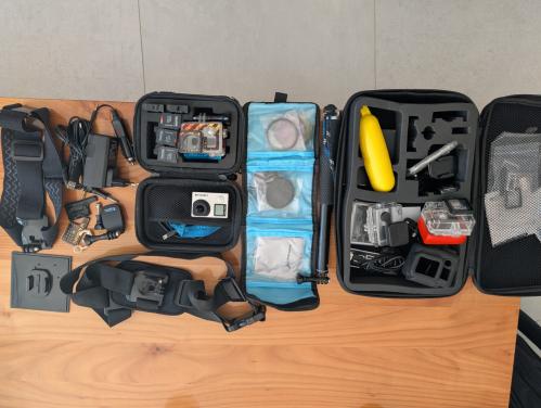 Gopro 4 black edition met veel accessoires