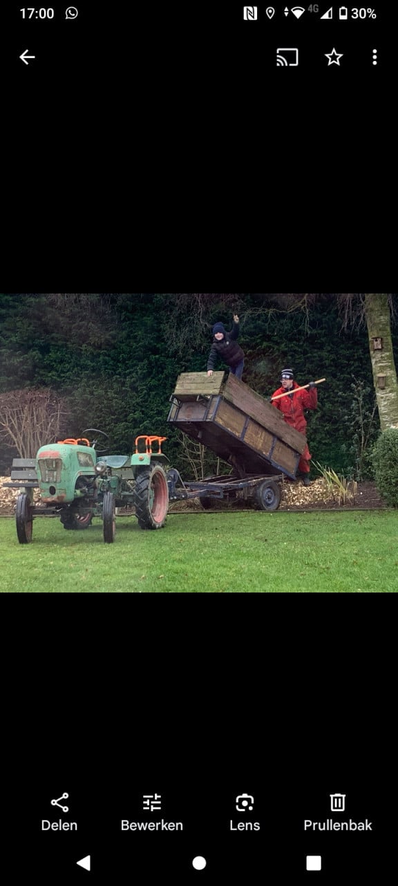 Kiepkar tuintractor