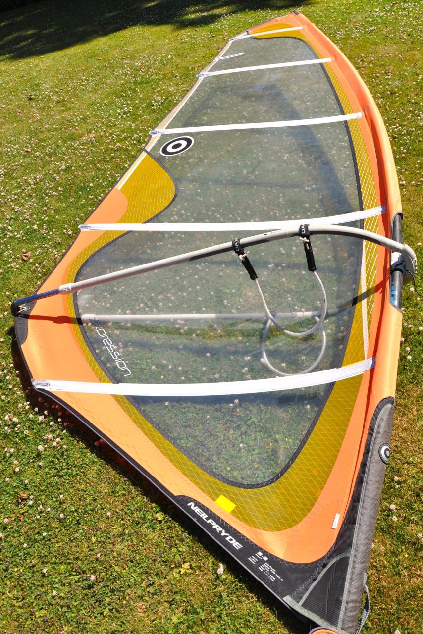 NeilPryde 5.2m2 Expression set (zeil, mast, giek, mastvoet)