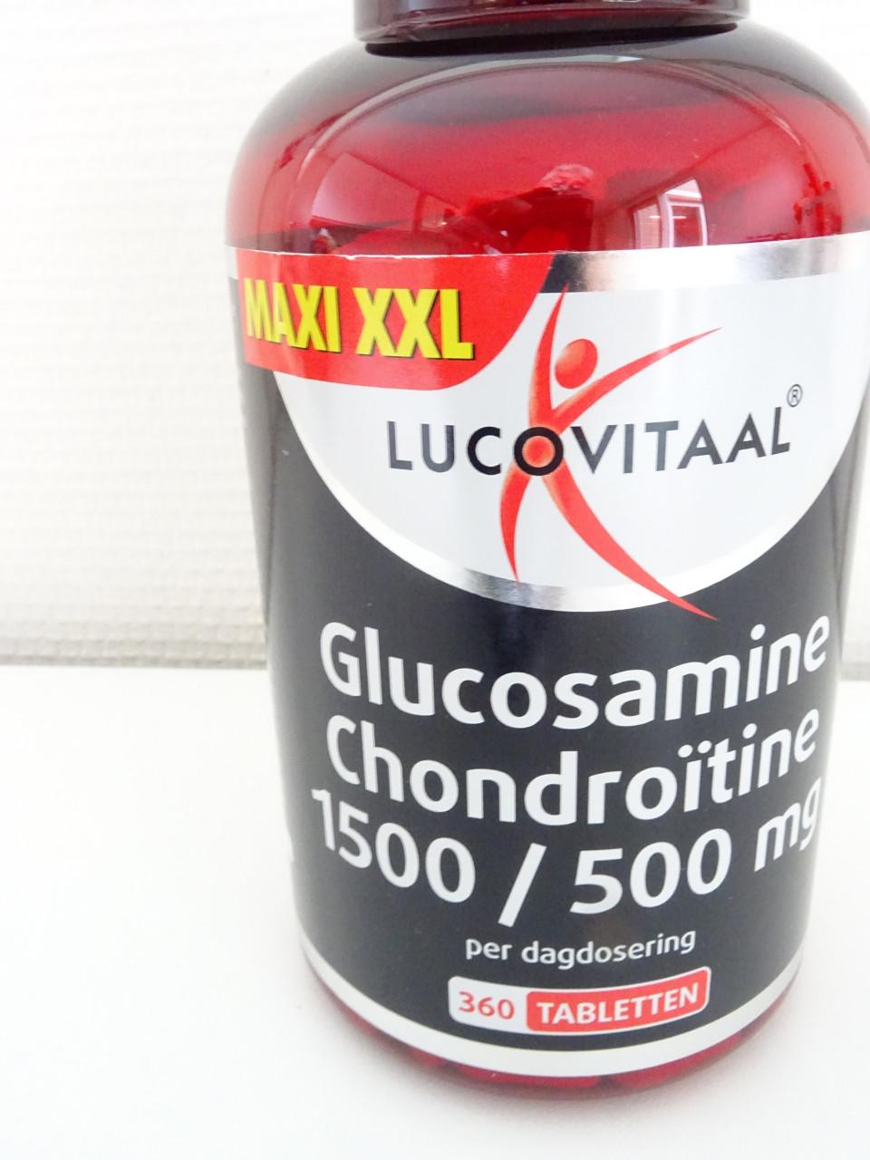 Lucovitaal Glucosamine Chondroïtine 1500/500mg Tabletten   360 stuks