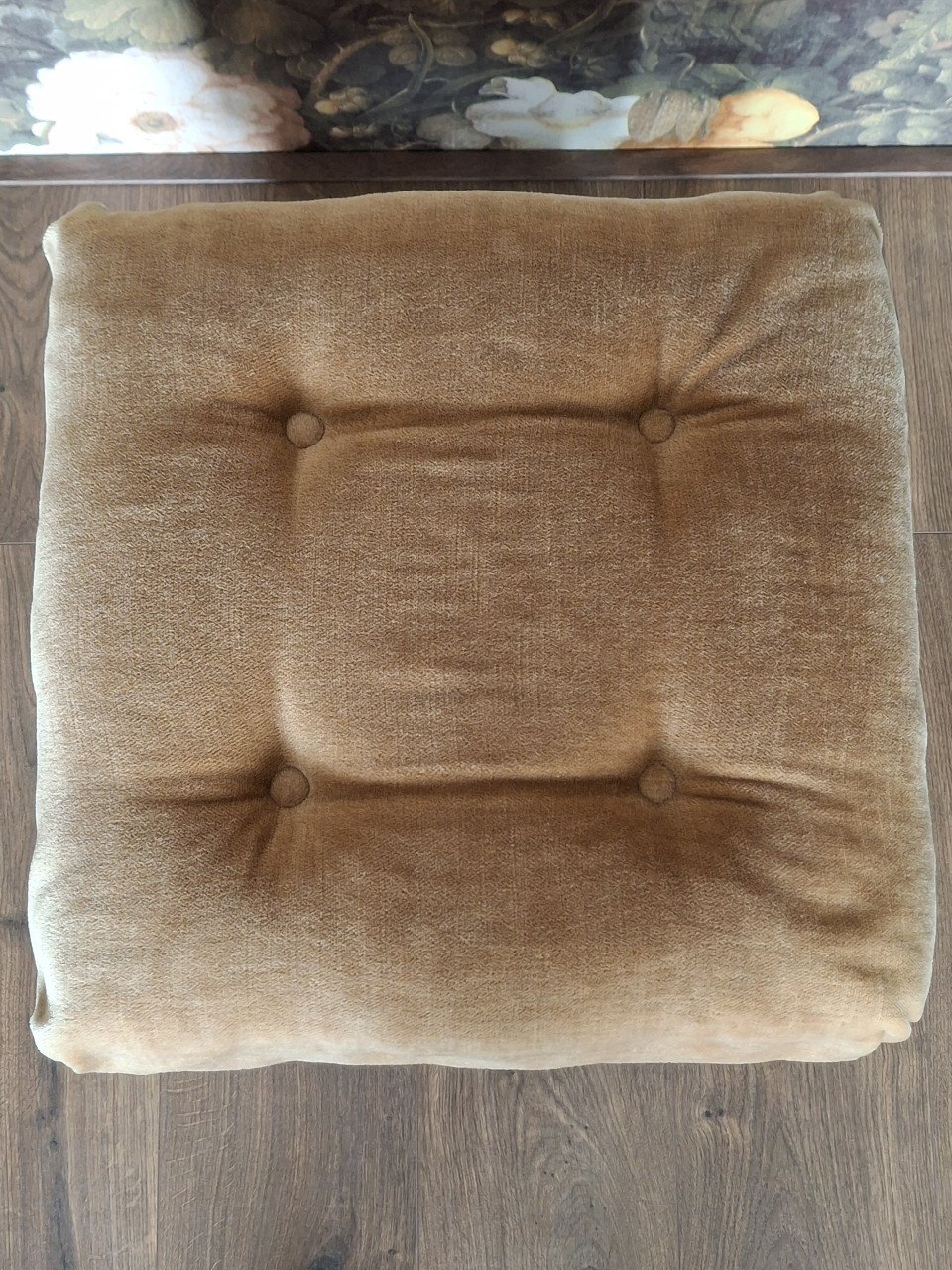 Leuke vintage poef