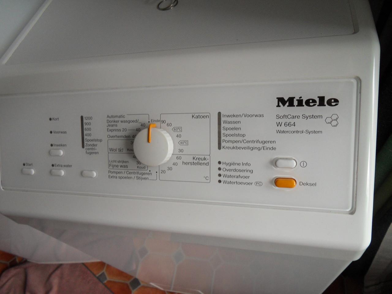 Miele wasmachine