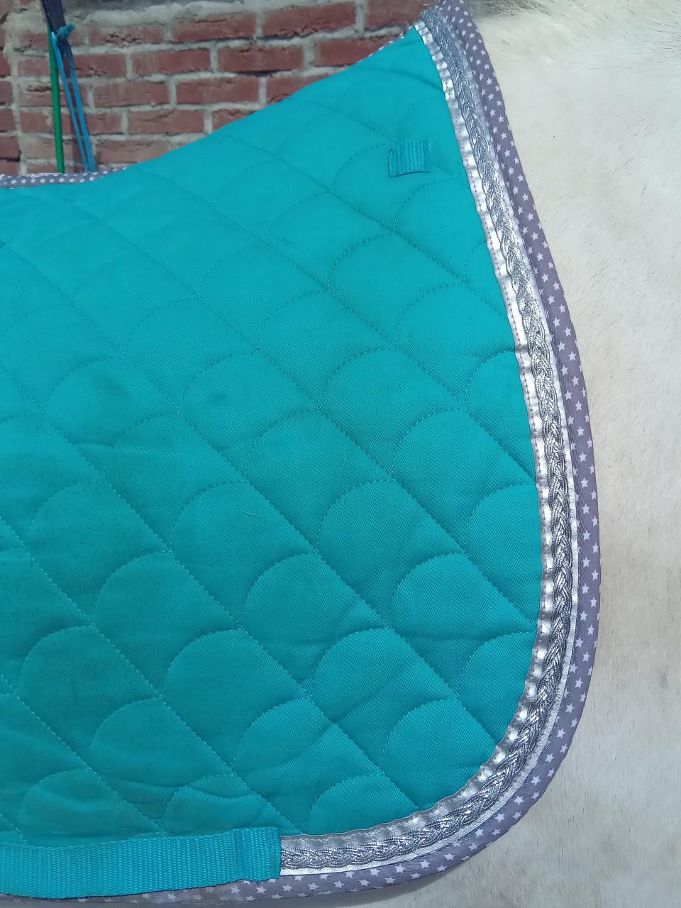 Fell turquoise dekje