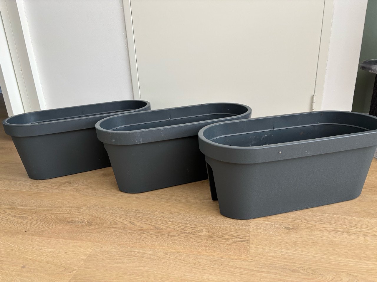 3 balkon plantenbakken