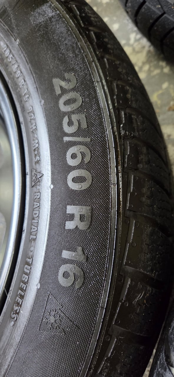 Winterbanden op stalen velgen 5x120 bmw