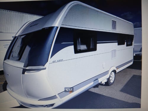 Hobby 540 UL de Luxe met voortent, luifel en mover