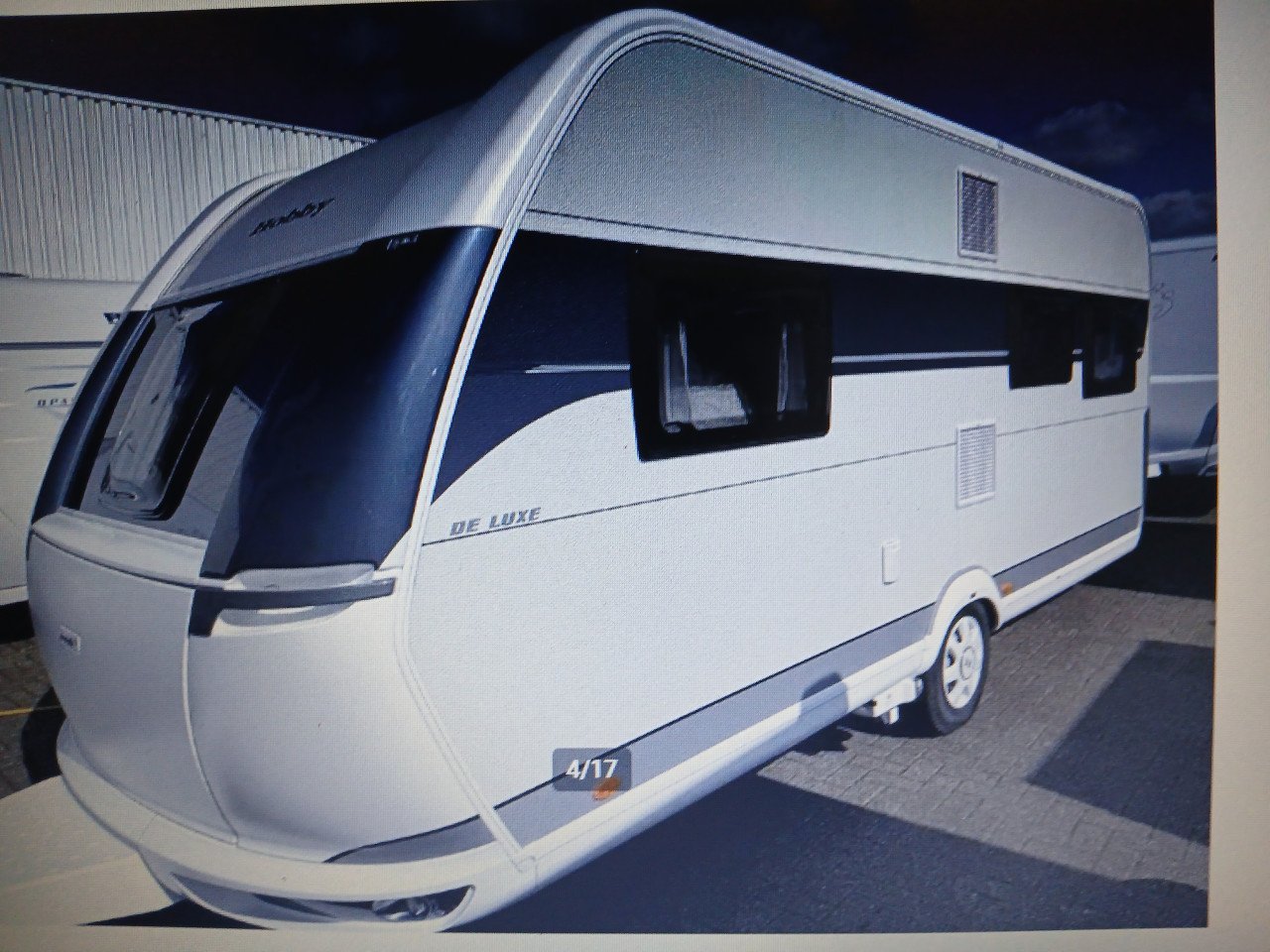 Hobby 540 UL de Luxe met voortent, luifel en mover