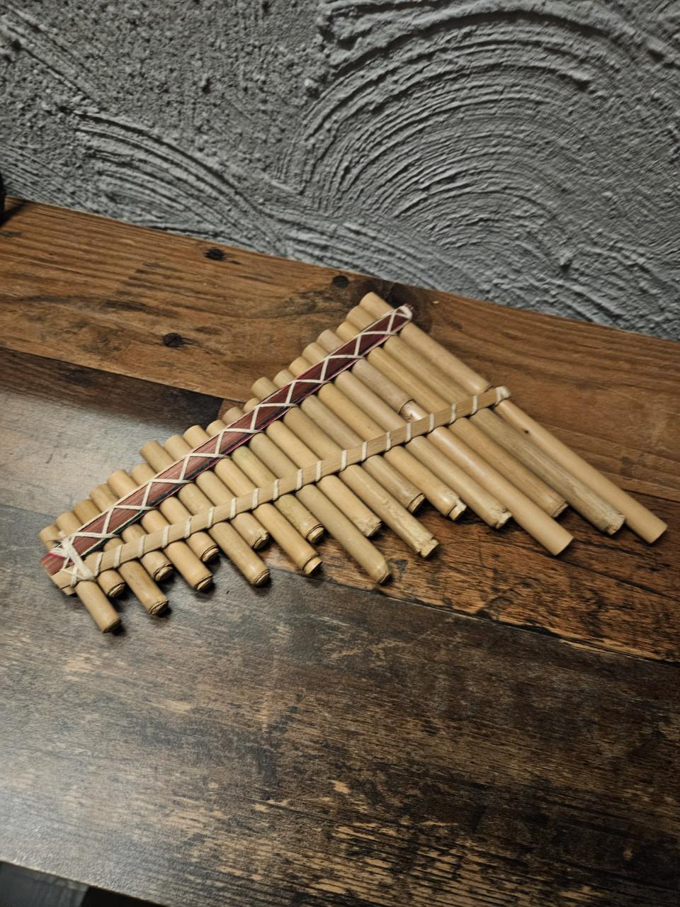 Mooie Panfluit - Handgemaakt Houten Blaasinstrument