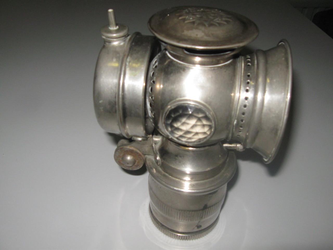 Fiets carbid laantaarn