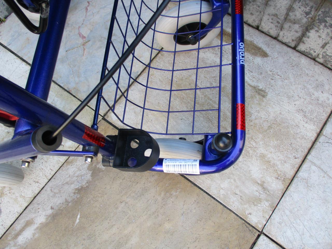 Nieuw Premis Provo opvouwbare rollator met zitje dienblad mand + stokhouder