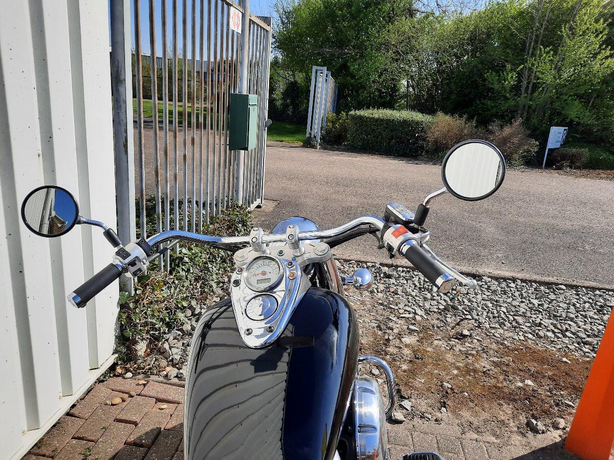 Honda Shadow VT750 Classic, mooie Cruiser met weinig Km