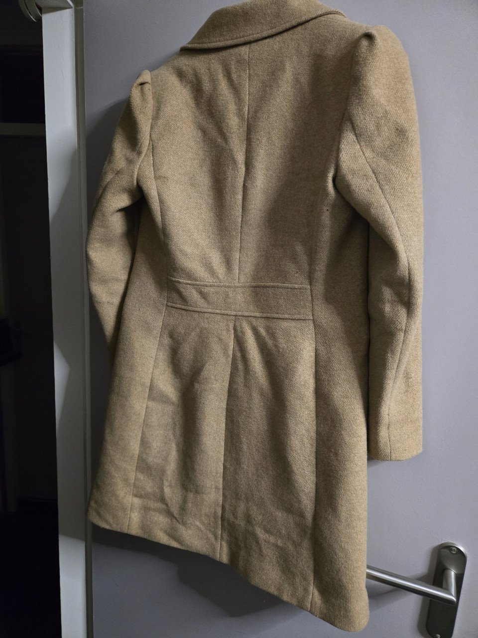 Jas camel van Esprit 40% wol Maat 36