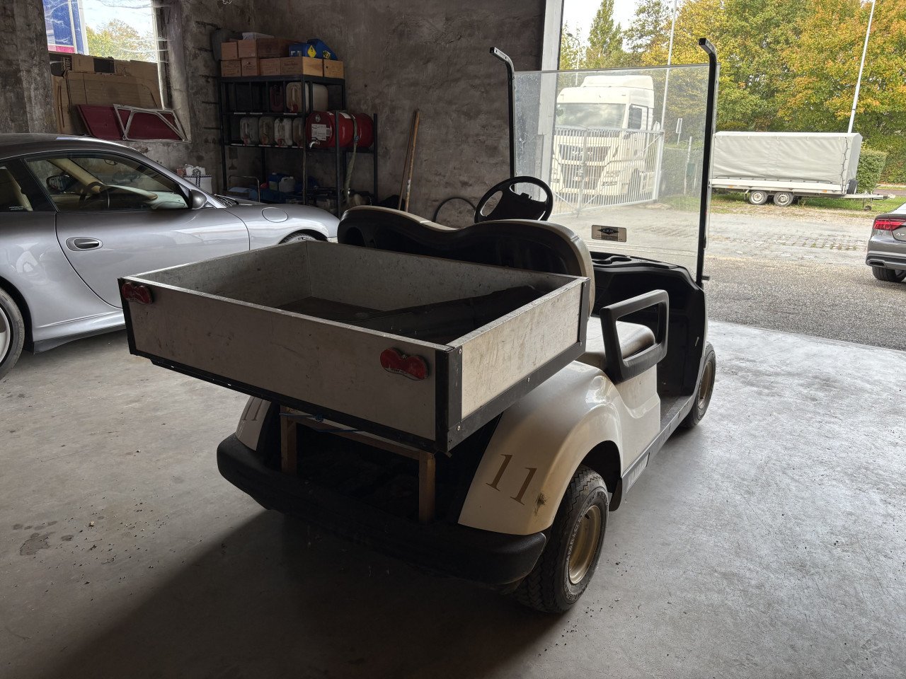 Yamaha golfkar met benzinemotor