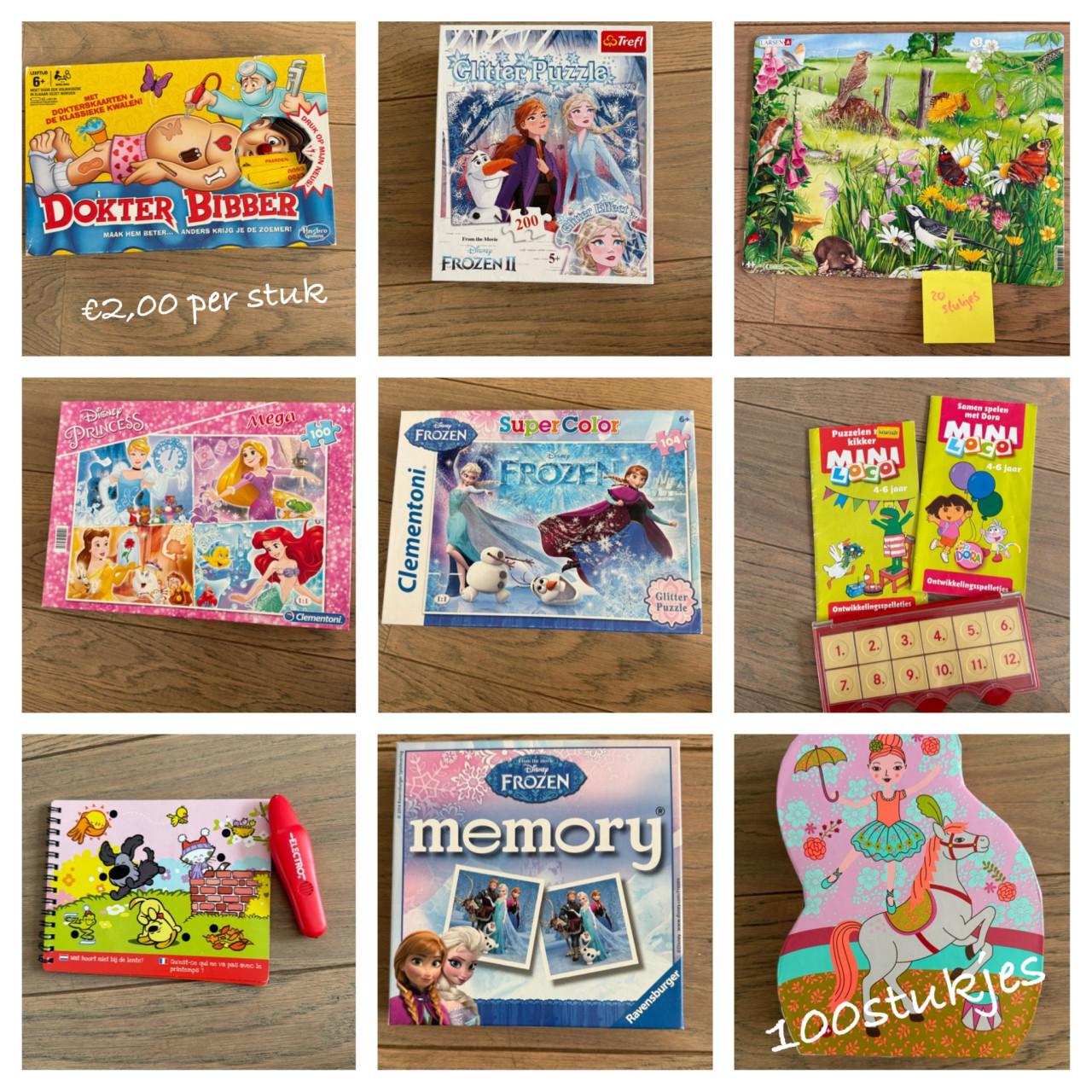 Diverse speelgoed, duplo, puzzels, spelletjes