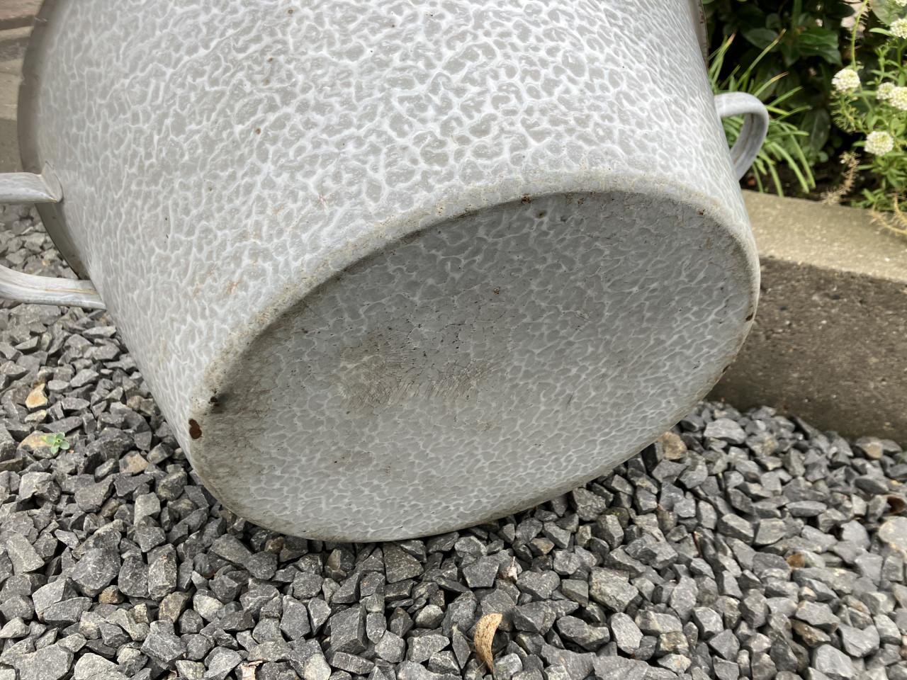 Emaille wasteil / bekken 2st.