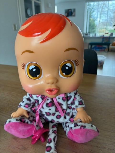 Cry Babies pop met panterprint - kan echt huilen