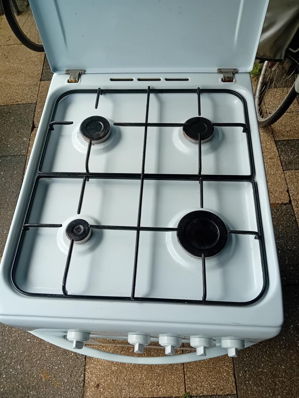 Gasfornuis met elektrische oven