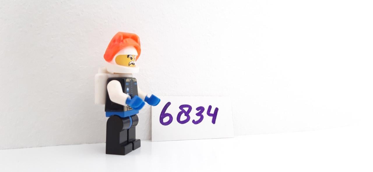 Lego 6834 ice planet celestal sled met Ice Planet Chief