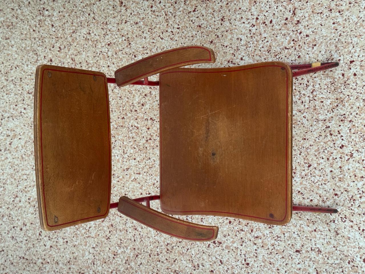 Leuk en stevig vintage kinderstoeltje