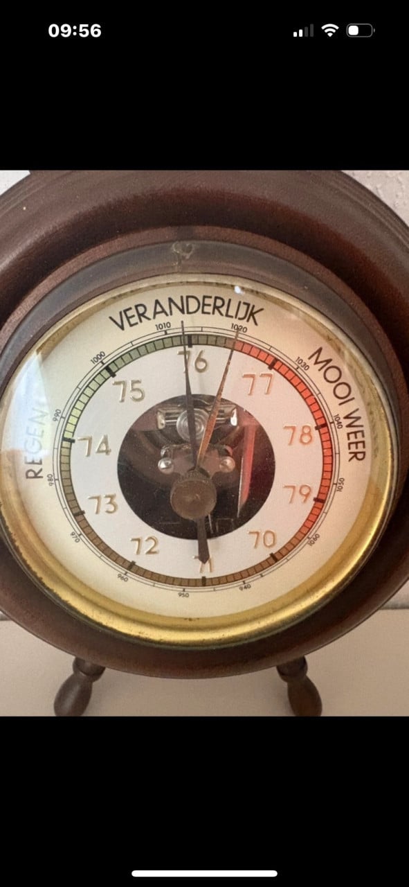 Vintage scheepsbaromether