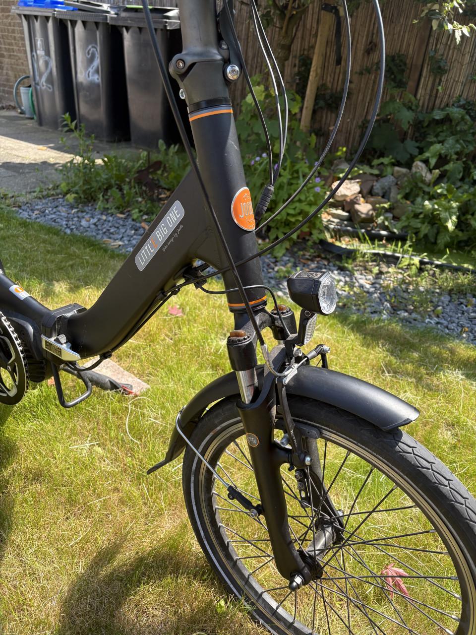 Nette Jools elektrische vouwfiets krachtige middenmotor & 8 versnellingen